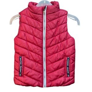 Calvin Klein Toddler Light Weight Puffer Vest Red Size 24Months